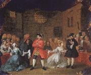 William Hogarth Scene from Tiggaroperan oil on canvas